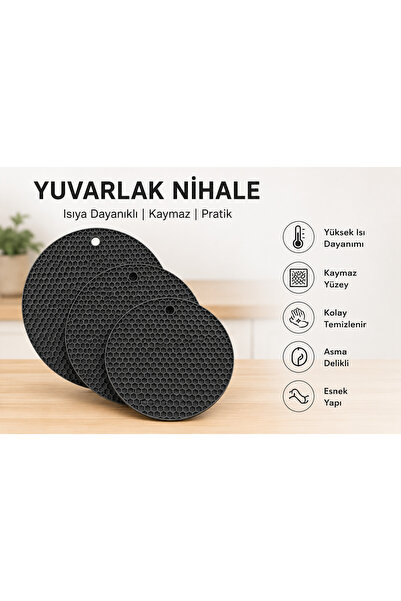 avantika Silikon Nihale Petek Desenli, Kalburabastı Kalıbı, Tutacak