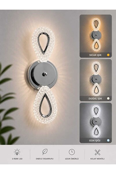 Marsel Lighting YAGMUR 2LI APLİK SALON OTURUMLU APLŞİK