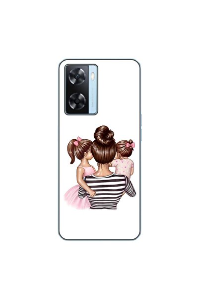 OEM Θήκη συμβατή με Oppo A57s Σιλικόνης Gel TPU Μοντέλο Μαμά και Κορίτσια