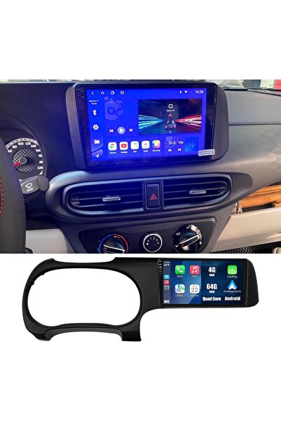 Carplayer شاشة أندرويد لهيونداي جراند i10 موديل 2019-202، ذاكرة وصول عشوائي 6...