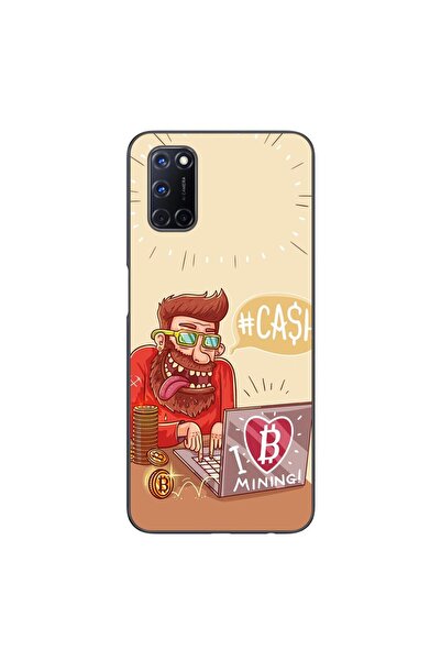 OEM Калъф, съвместим с Oppo A72, силиконов гел TPU модел, BTC Mining