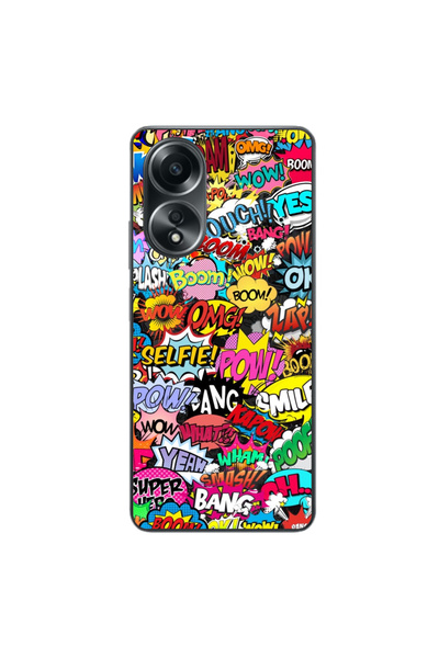 OEM Husa compatibila cu Oppo A58 4G Silicon Gel Tpu Model Pop Art Pow Wow Boom