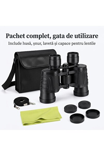 INVINCIO Binoclu zi/noapte Natura, zoom optic 10x50, busola incorporata, lentile verzi tratate multi-strat