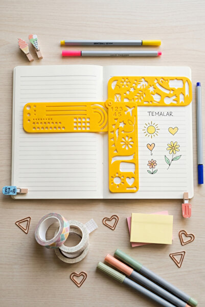 Karmelom Studio 3-Flap Foldable Bullet Journal Page Layout and Hobby Template...