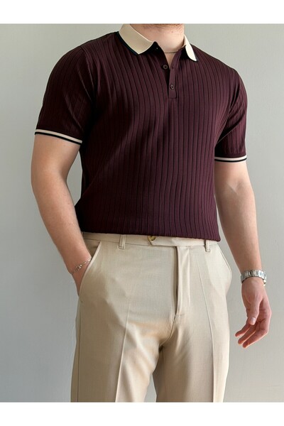 HAVANNA Erkek Polo Yaka Triko Tişört Regular Fit Old Money Stil