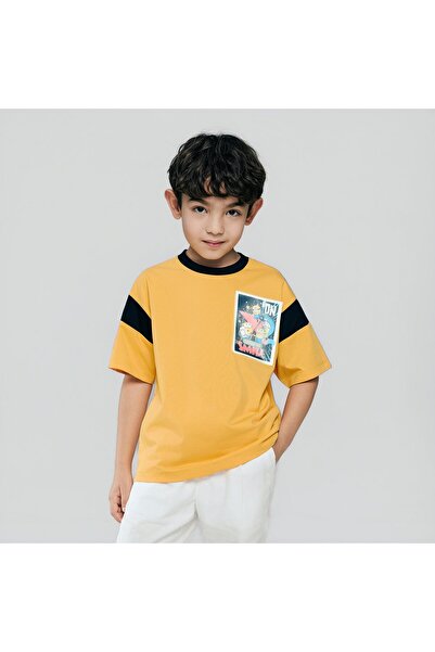 Giordano تي شيرت جونيور سوبر ماريو مريح بطباعة مميزة