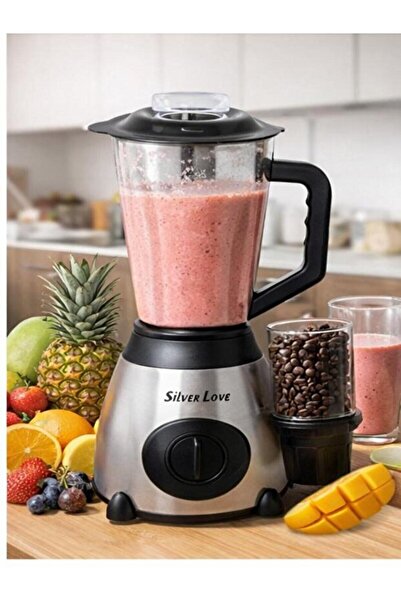 hey 2-in-1 Blender with Grinder, 2500W, 1500ml, Variable Speed, Stainless Ste...
