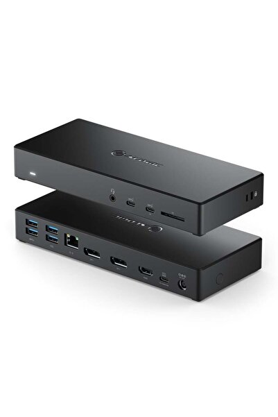 Alogic DockingStation USB-C Dreifachanzeige schwarz