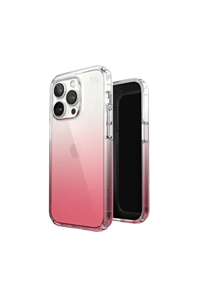 Speck Presidio Perfect-Clear + Ombre - Husă iPhone 14 Pro cu MICROBAN (Transp...