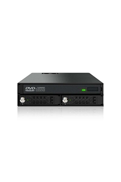 Icy Dock Backplane IcyDock 2x6,3cm SATAI-III/SAS in 1x5,25" HDD/SSD