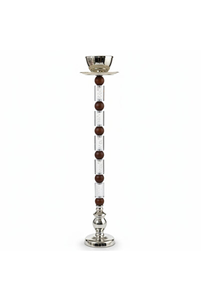 AKDC Silver Metal & Acrylic Elegant Incense Burner — 80 cm | Luxury Arabic Ma...