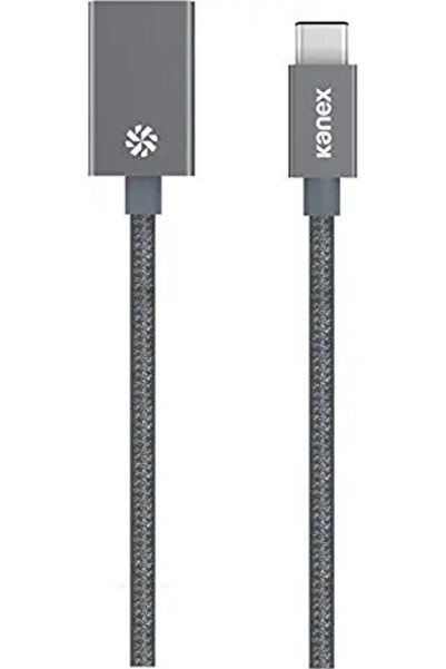 Kanex przej≈õci√≥wka DuraBraid‚Ñ¢ Aluminiu cu USB-C la USB 3.0 tip A (Gri Spa...