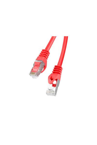 Lanberg Cordon de patching Cat.6 FTP 15m Roșu, testat cu Fluke