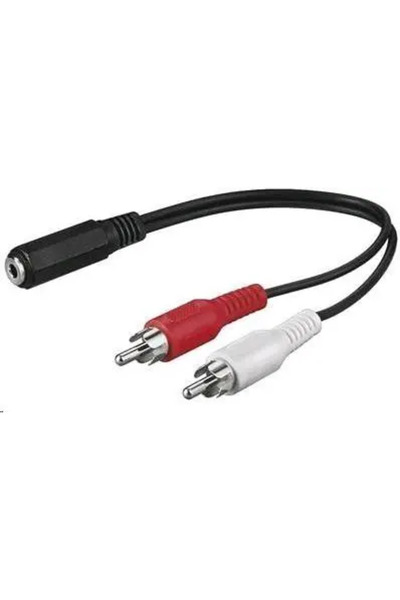 PremiumCord Cablu audio Jack 3,5mm - 2x Cinch 1,5m (M/F, stereo)