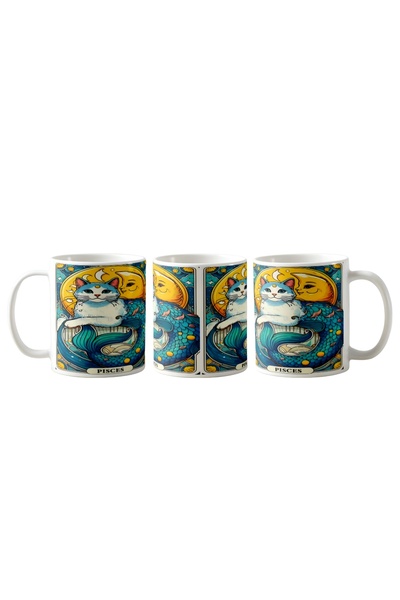 Ghostbastır Pisces Zodiac Mug |   Single Piece K008