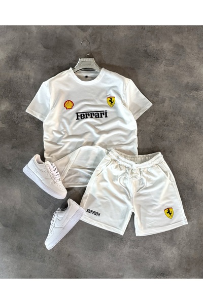 FS CABİN 2 Lioversize Printed T-Shirt and Shorts Set