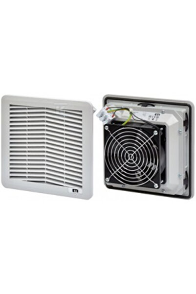 ETI Polam Ventilator cu filtru 110m3/h, 230V AC, 204x204, IP54, EF-204-110-23...