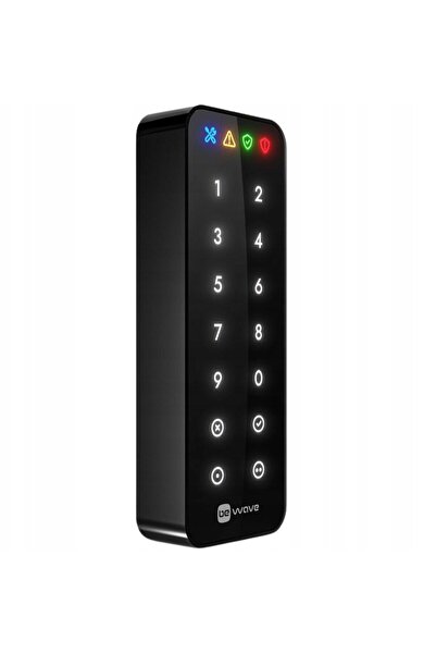 SATEL BE WAVE Tastatură tactilă wireless (tip dispozitiv negru AKP-200-B) Sma...