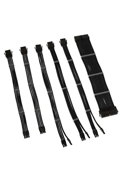 Kolink Kit de extensie cablu împletit Core Adept - Negru