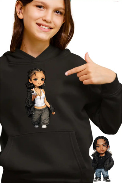 OEM Kids Girls Tyla Best Party Chibi Sweatshirt