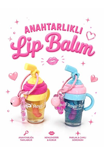 NURDAY lip balım anahtarlılklı kız cocuklar için ideal