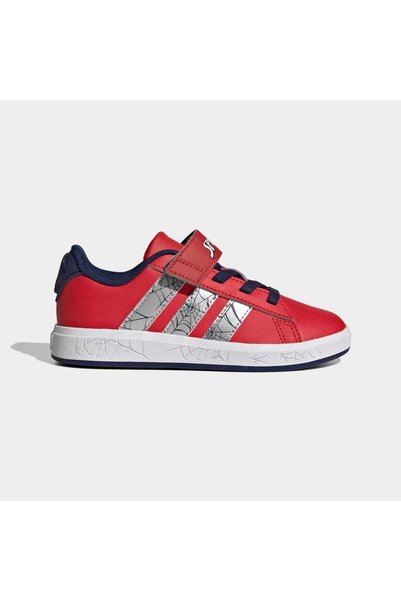 adidas حذاء رياضي للأطفال من جراند كورت سبايدر مان، موديل Ki9123