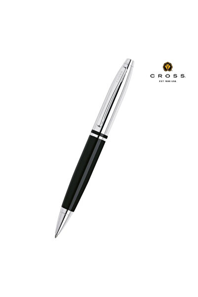 Cross Calais™ Chrome/Black Lacquer with Polished Chrome Appointments Ballpoin...