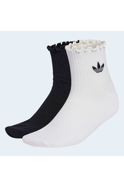 adidas Ruffle 1/4 S 2P Unisex Yetişkin Spor Çorap KD8367