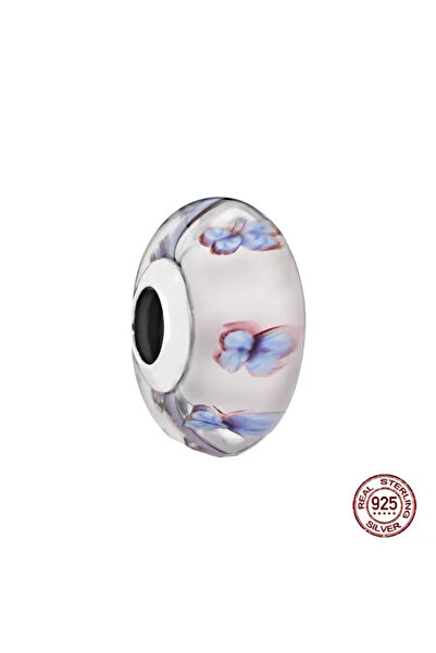 Hector&Co. Jewellery Kelebek Desenli Murano Cam Charm