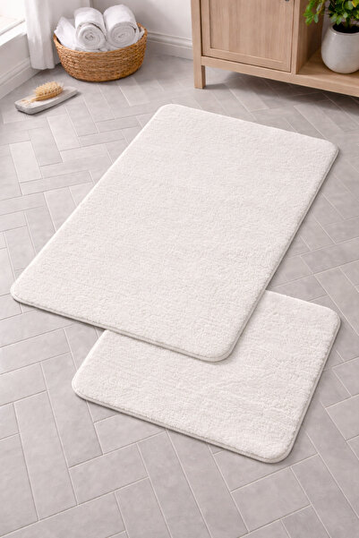 Bikaya Home Set WC Simirna Eko din 2 piese |   Textură moale și bază anti-alu...