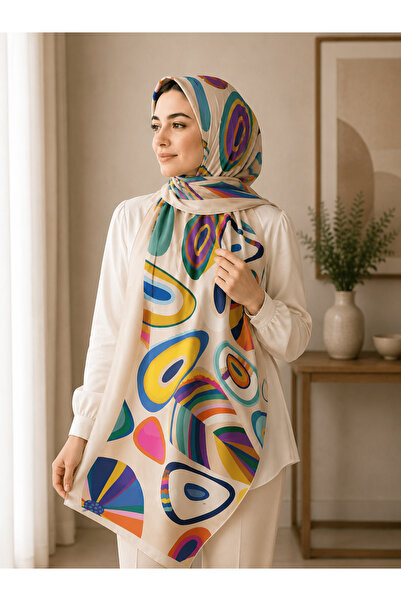 4seasons scarf Crepe Chiffon Veil