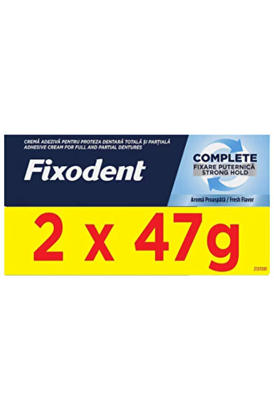 Fixodent Complete Fresh cremă adezivă 2 x 47 g duopack