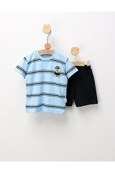 MiniKids Set de vara, Ursulet Cool, cu albastru