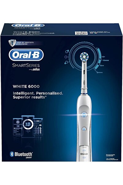 ORAL B Braun Pro 6000 CrossAction Electric Rechargeable Toothbrush with Bluet...