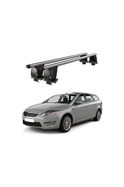 OEM Aluminum car trunk crossbars compatible with smooth roof Ford Mondeo III ...