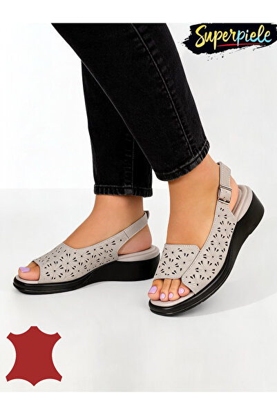 ANGEL BLUE Sandale damă din piele naturală – casual, comode și versatile