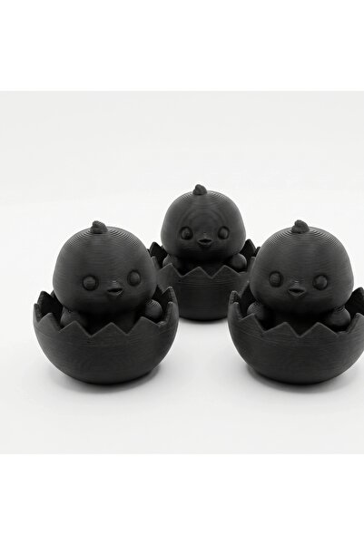 OEM Set 3 Mini Figurine Decorative Puișori Ieșiți din Ouă