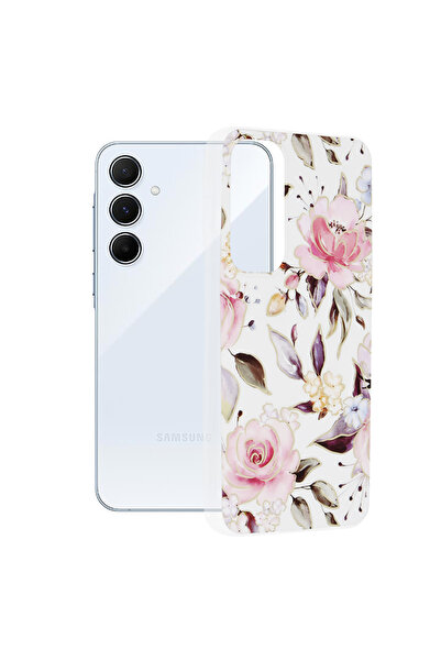 Techsuit Husa pentru Samsung Galaxy A55 5G, Marble Series, protectie antisoc,...