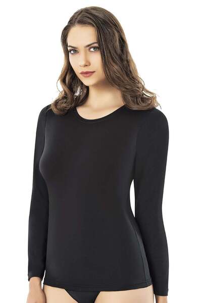 HARMAN TEKSTİL 6617 Modal Long Sleeve Athlete Bady 2-Pack