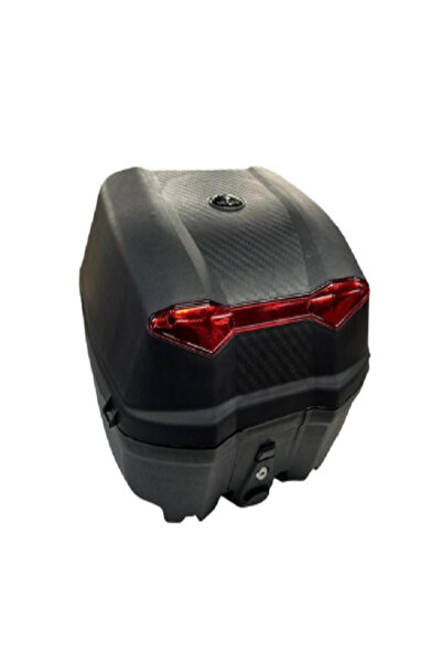 OEM MOTOSİKLET ARKA ÇANTA 52 LT SIRT DAYAMALI SİYAH