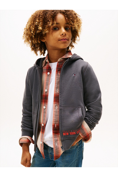 Tommy Hilfiger هودي بسحاب للأولاد