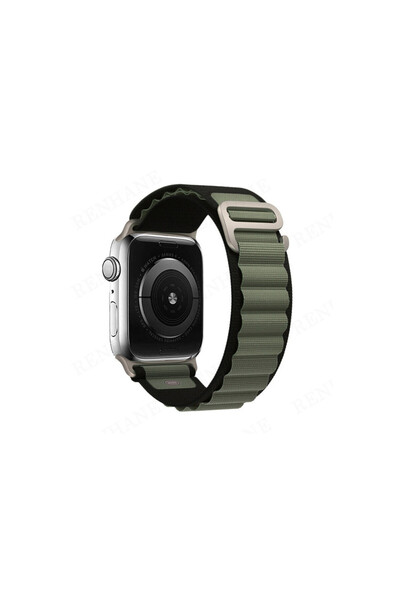 OSKA GLOBAL Watch 42mm mountain band - black-green