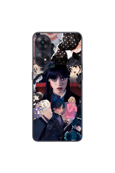 OEM Husa compatibila cu Oppo Reno 8T 4G Silicon Gel Tpu Model Wednesday Addam...