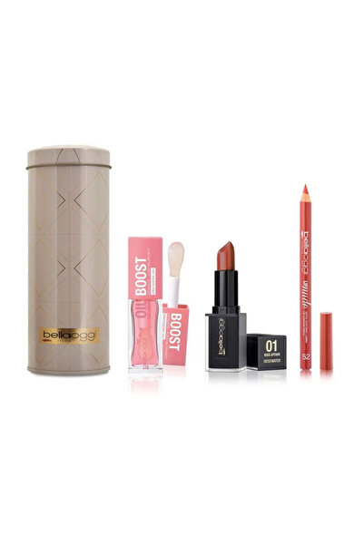 Bella Oggi Bellaoggi Set Lips on Top (Ruj + Creion de buze + Ulei de buze)