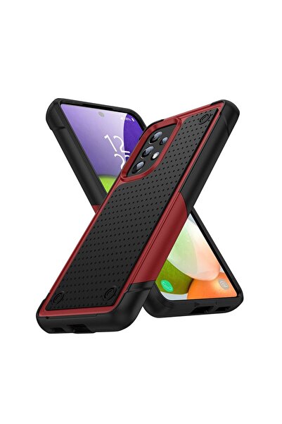 sscase Dotting Σκληρή Θήκη Σιλικόνης Red/Black (Samsung Galaxy A52/A52s)
