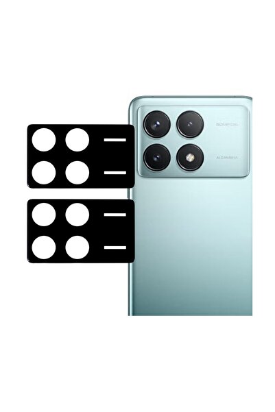 sscase Xiaomi Poco F6 Pro 5G Τζαμάκιa για Κάμερα 2 τεμ. Black