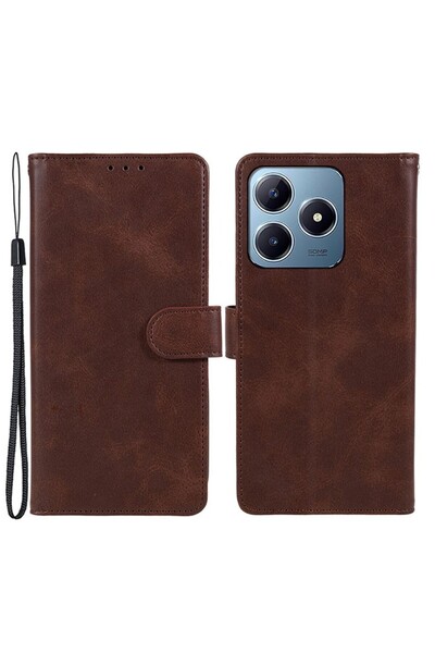 sscase Lite Θήκη Πορτοφόλι Brown (Realme C61 4G)