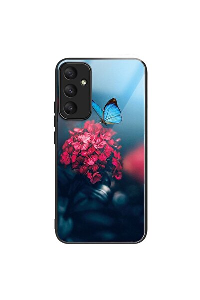 sscase Painted Θήκη Σιλικόνης με Τζάμι Flower/Butterfly (Samsung Galaxy A35 5G)