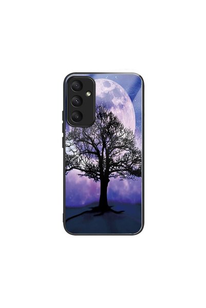 sscase Painted Θήκη Σιλικόνης με Τζάμι Tree and Moon (Samsung Galaxy A55 5G)