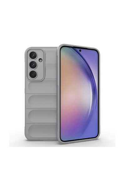 sscase Magic Shield Θήκη Σιλικόνης Light Grey (Samsung Galaxy A55 5G)